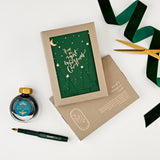 Twas The Night Before Christmas Pack of 8 Letterpress Christmas Cards