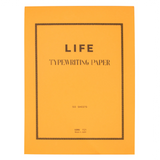 Life Typewriter A4 Paper Pad