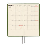 Hobonichi Weeks Colours: Antique Green - April 2026 Start