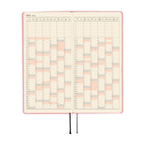 Hobonichi Weeks Colours: Strawberry Milk - April 2026 Start