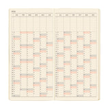 Hobonichi Weeks Mega 2026 Sneaker: Indigo Black (January Start)