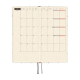 Hobonichi Weeks 2026 100%ORANGE: Squirrel's Moving Day (January Start)