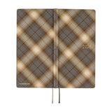 Hobonichi Weeks Shirt Fabric: Foggy Plaid April 2026 Start