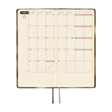 Hobonichi Weeks Shirt Fabric: Foggy Plaid April 2026 Start