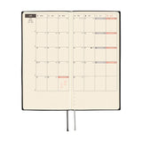 Hobonichi Weeks White Line - Black April 2026 Start
