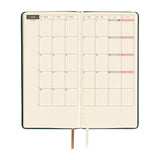 Hobonichi Weeks 2027 - Leahter: Forest Green (January Start)