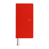 Hobonichi Weeks 2027 - Colours: Poppy Red (January Start)