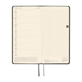 Hobonichi Weeks 2027 - Paper Series: Black Argyle (January Start)