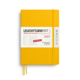 Leuchtturm 2027 A5 Hardcover Diary - Weekly Planner & Notebook (dotted)