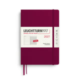 Leuchtturm 2027 A5 Hardcover Diary - Weekly Planner & Notebook (lined)