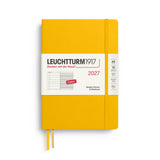 Leuchtturm 2027 A5 Hardcover Diary - Weekly Planner & Notebook (lined)