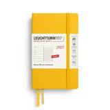 Leuchtturm 2027 Hardcover Diary - Weekly Planner and Notebook A6