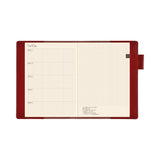 Hobonichi 5-Year Techo A6 Leather Cover (Red)