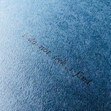 Kunisawa Find Slim Note A5 Midnight Blue Notebook