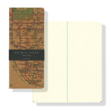 Yamamoto Paper RO-BIKI Metro Map Notebook - Blank