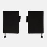 Hobonichi A6 Cover - Colors: Black x Clear Blue