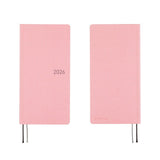 Hobonichi Weeks Mega 2026 Colours: Strawberry Milk (January Start)