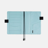 Hobonichi Techo A5 Cousin Cover - Black x Clear Blue