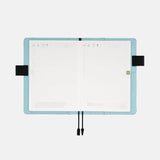 Hobonichi Techo A5 Cousin Cover - Black x Clear Blue