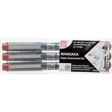 Kuretake Zig Cartoonist Mangaka Sepia Assortment Set of 3