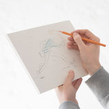 Midori MD A4 Cotton Paper Pad Blank