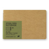 Traveler's Company Spiral Ring Notebook B6 Kraft Paper