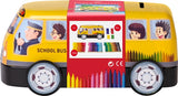 Faber-Castell Set of 33 Felt-tip Pen Connector Bus Tin
