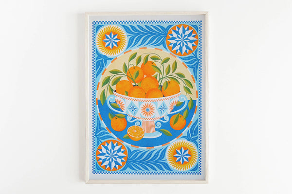 Orange Bowl - A3 Risograph Print