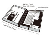 Himojimoji Worker's A4 Document Box