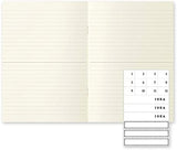 Midori MD Notebook Light A5 Lined 3 pack