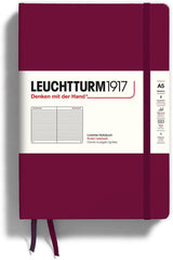 Leuchtturm 1917 A5 Hardcover Notebook Lined Various Colours