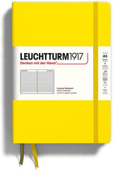 Leuchtturm 1917 A5 Hardcover Notebook Lined Various Colours