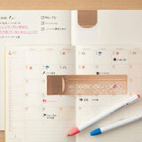 Midori Clip Stencil Ruler Copper