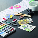 Kuretake Gansai Tambi Watercolour 12 Paint Set