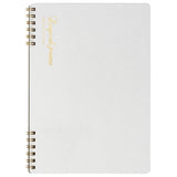 Nakabayashi White Logical Prime Ringbound Notebook A5 Plain