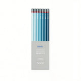 Block Design Blue Gradient Sketching Pencils