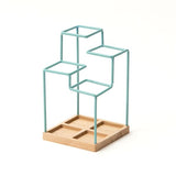 Block Design Sketch Desk Tidy Blue