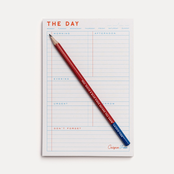 Crispin Finn The Day Notepad Planner