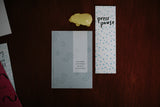 Hunter Paper Co Blue Pattern A6 Lay Flat Slim Notebook