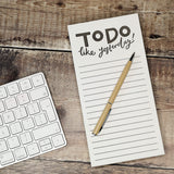 Hunter Paper Co To Do Like Yesterday Letterpress List Pad