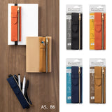 Midori Book Band Pen Case Black
