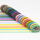 MT Set of 20 Multicoloured Slim Washi Tapes