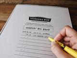 Himojimoji Worker's A4 Document Box