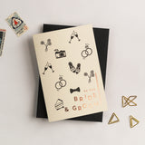 To The Bride & Groom Letterpress Wedding Card