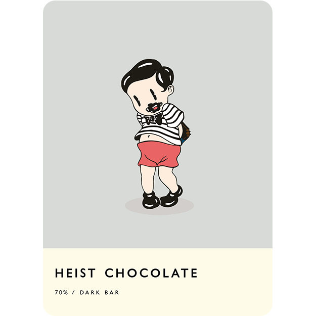 Heist 70% Dark Chocolate Bar
