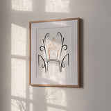 Fountain Pen Letterpress & Gold Foil Art Print