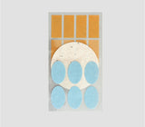 Hanji Label Mix - 3 sheets Handmade Paper Sticky Labels