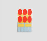 Hanji Label Mix - 3 sheets Handmade Paper Sticky Labels