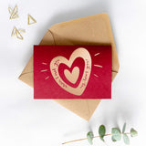 My Heart Grew When I Met You Letterpress Card