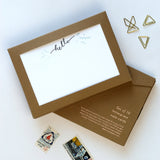 Hello Set of 10 Letterpress Notecards